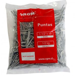 Clavos Punta De Fierro 1 1/2 X 500 Gr Rgm