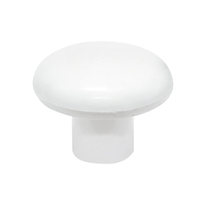 Perilla Plastica Cristal 38Mm (1Un) Blanco Dvp