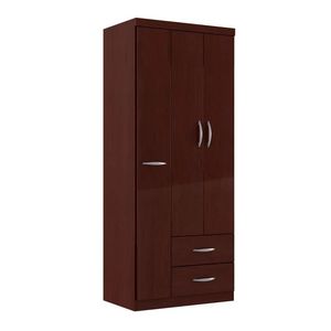 Closet 3 Puertas 2 Cajones New Charm Caoba Jdo