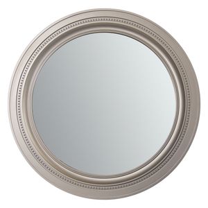 Espejo Redondo 76Cm Plateado Premium Bighouse