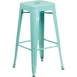 Piso Para Bar Metal Menta 43X43X76 Cm Bighouse