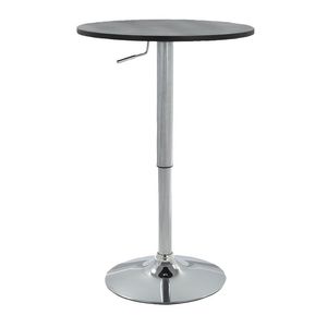 Mesa Bar Metal 60X90Cm Cubierta Negra Bighouse