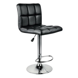 Piso Para Bar Pu 40X45X90X110Cm Negro Bighouse