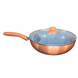 Wok 30Cm Montecarlo Titanio Salmon Doral