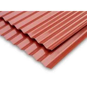 Zinc Super Acanalada Terracota 0.5X1125 X Ml