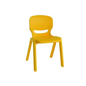 Silla Plastica Infantil 30X32X51Cm Amarillo Bighouse
