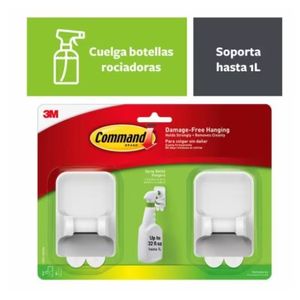 Porta Botella De Spray X2 Command Brand 3M