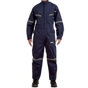 Overol Canvas Azul Con Cinta Alaska