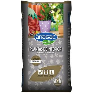 Tierra Sustrato Para Plantas De Interior 6Lt Anasac