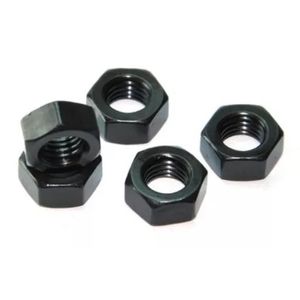 Tuerca Hexagonal 1/4 Negra Caja 100 Unidades Imporper