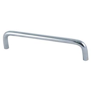 Manilla Metálica 128Mm Tubo Cromado Poli