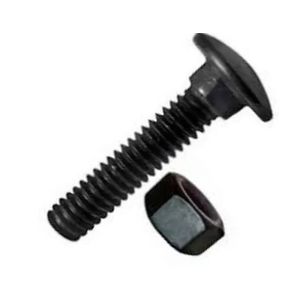 Perno Coche 1/4X1 1/2 Negro Con Tornillo 25 Imporper