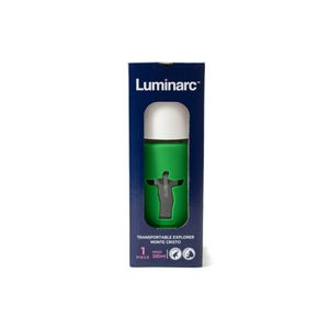 Botella De Agua Vidrio 320 Ml Brasil Luminarc