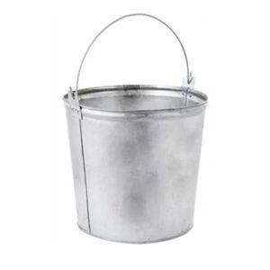 Balde Galvanizado 17Lt Recogedor De Ceniza