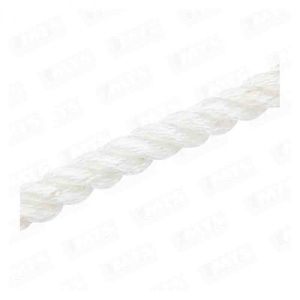 Cordel Nylon Perlon 16Mm Torcido Blanco
