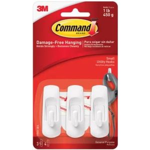Gancho Blanco  Peq 3 Unidades 17002-3Es Command 3M