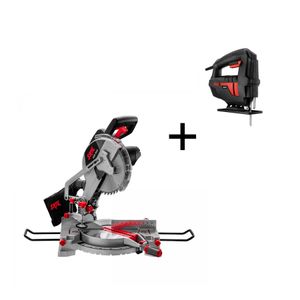 Sierra Ingleteadora 1800W 3310 + Sierra Caladora 380W 4380 Skil