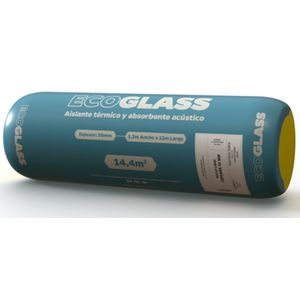 Lana De Vidrio 50Mm Libre Eco 1.20X12Mt Aislanglass Volcan (14.4M2)