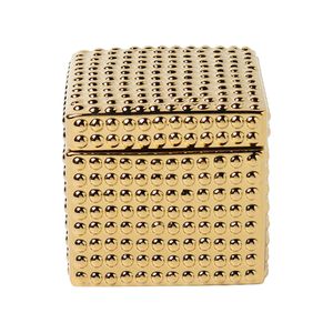 Caja Decorativa 12Cm Dorado