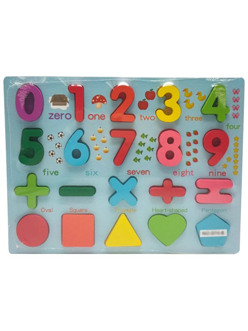 Rompecabezas Numeros 30X2X23Cm Madera Ou Guan