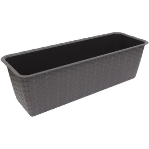 Macetero Negro 18X50X31Cm Prosperplast