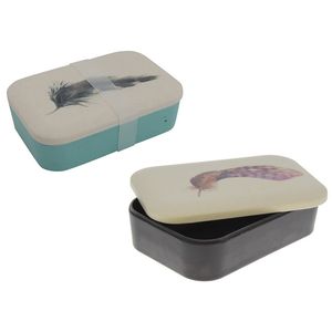 Contenedor 19X12.5X5Cm Bambu Plumas