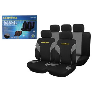 Cubre Asiento 6Pzas Negro Goodyear