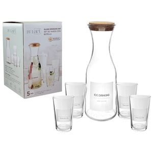 Juego De Vasos Con Jarra Life Art