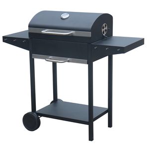 Parrilla Asado Con Rueda-Repisa 119X50X101Cm Bighouse