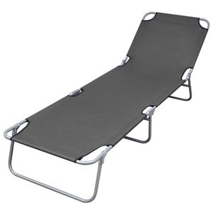 Reposera Gris 60X28X180 Bighouse