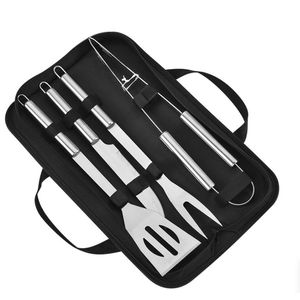 Set Parrillero 4 Unidades Con Estuche  Bighouse