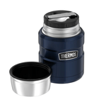Termo-comida-470ml-con-cuchara-azul-brillante-Thermos