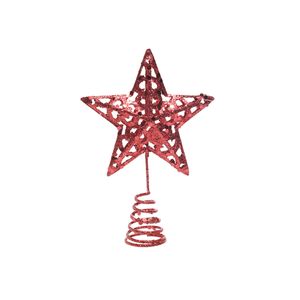 Estrella Navideña 12X17Cm Rojo