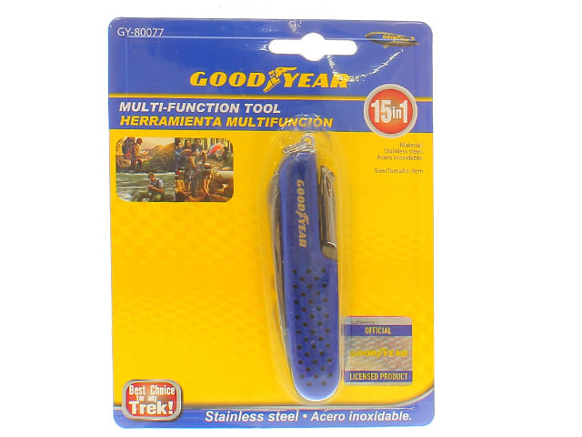 navaja multiuso 15 en 1 goodyear
