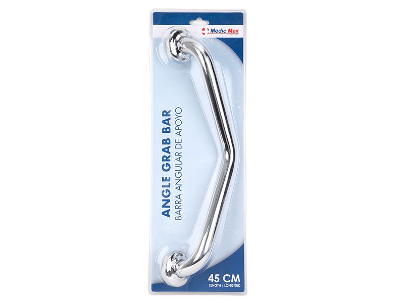 barra apoyo ducha 45cm acero inox medic max