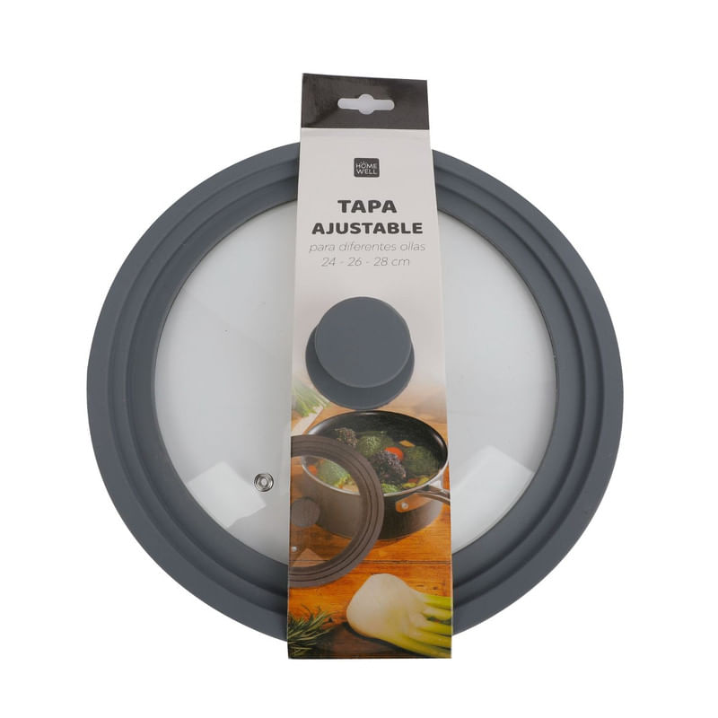TAPA AJUSTABLE SILICONA 28CM