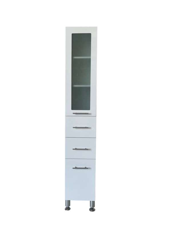 MUEBLE BAÑO 30X25X180CM BLANCO