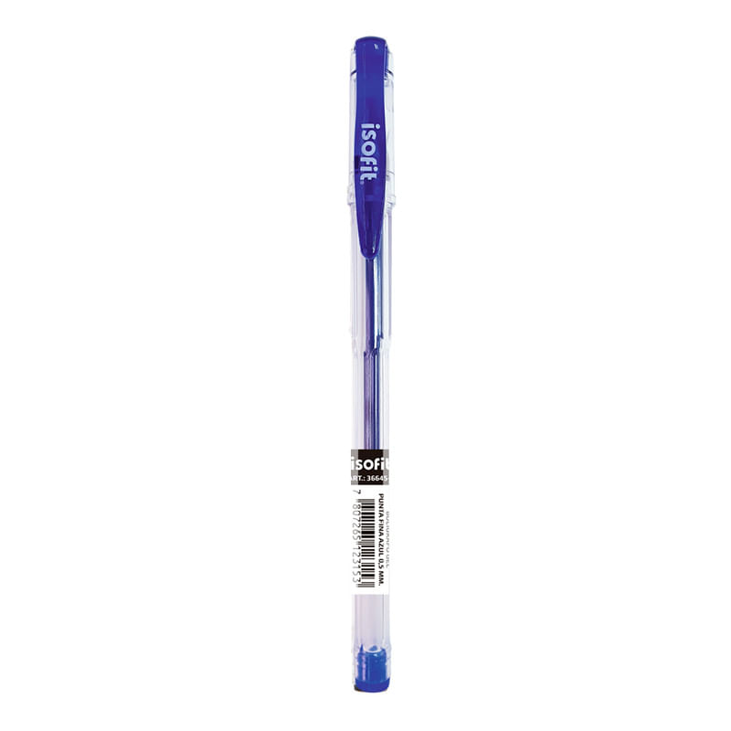 LAPIZ-GEL-05MM-PUNTA-FINA-AZUL-ISOFIT
