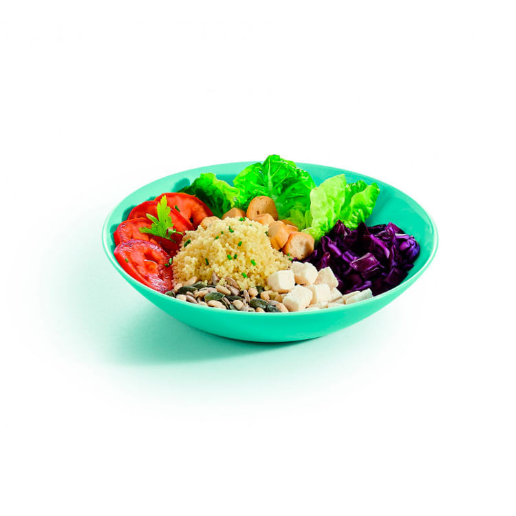 PLATO 20CM HONDO LIGHT TURQUESA DIWALI LUMINARC