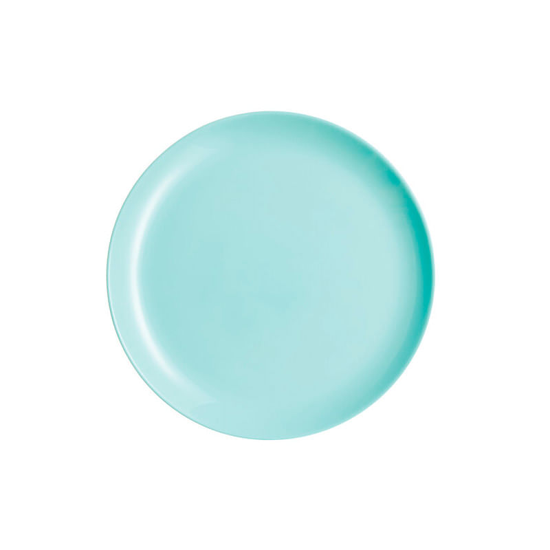 PLATO-BAJO-27CM-LIGHT-TURQUESA-DIWALI-LUMINARC