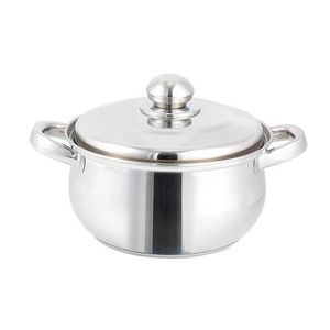 Olla Cacerola 4.0Lt Acero Inoxidable Dussel