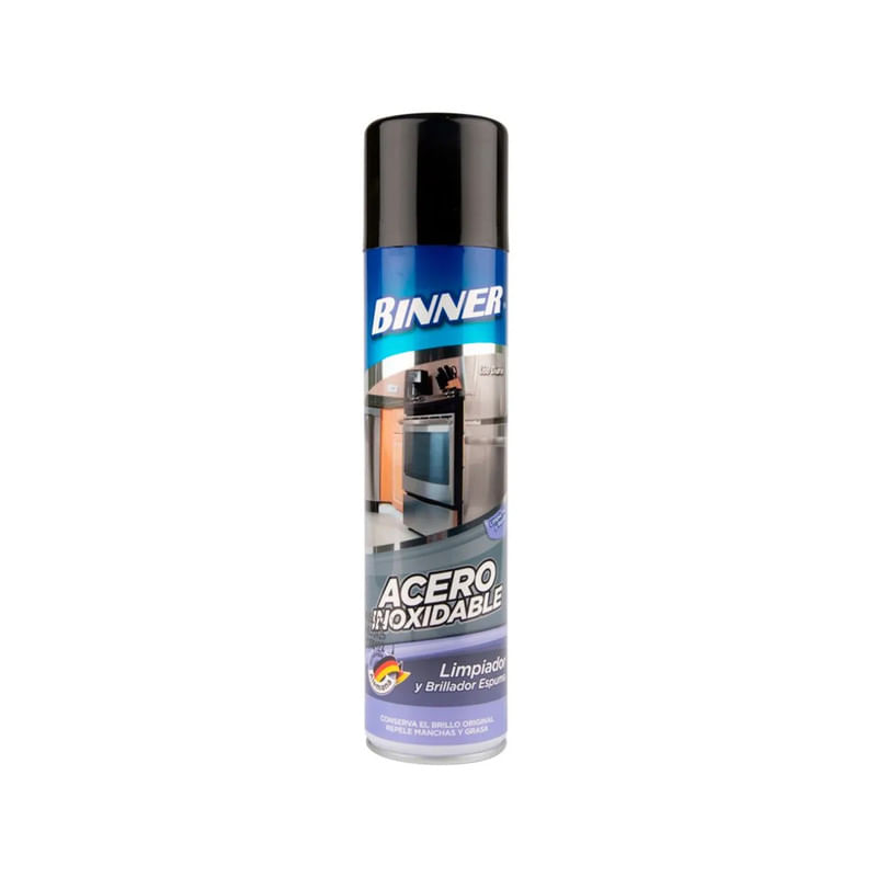 LIMPIADOR 400ML AEROSOL ACERO INOX  BINNER