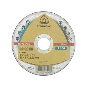 Disco Corte Acero Inoxidable 41/2" 1Mm A100 Plano Klingspor