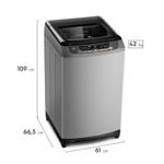 LAVADORA AUTOMATICA 20KG SILVER SZG MADEMSA