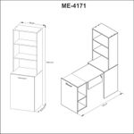 MESA-MULTIFUNCIONAL-CON-REPISA-ALMENDRA-ME4171-TECNOMOBILI