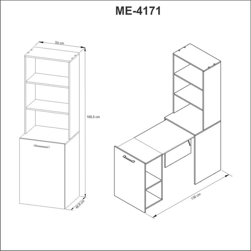 MESA-MULTIFUNCIONAL-CON-REPISA-ALMENDRA-ME4171-TECNOMOBILI