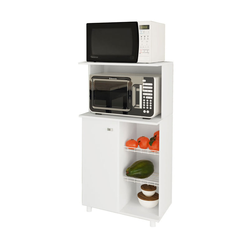 MUEBLE-MICROONDAS-CON-PUERTA-Y-FRUTERO-BLANCO-BF3207-TECNOMOBILI