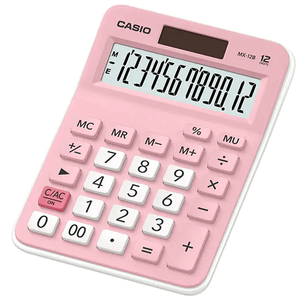 Calculadora Casio Mx-12B-Pk  Rosada