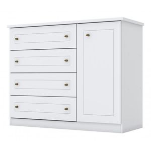 Comoda Americana 1Puerta+4Cajones Henn