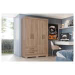 CLOSET 4 PUERTAS+2 CAJONES JEQUITIBA BRIZ